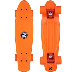 Plastový skateboard Shock orange/orange/orange